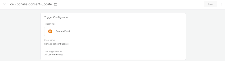Custom Event borlabs-consent-update