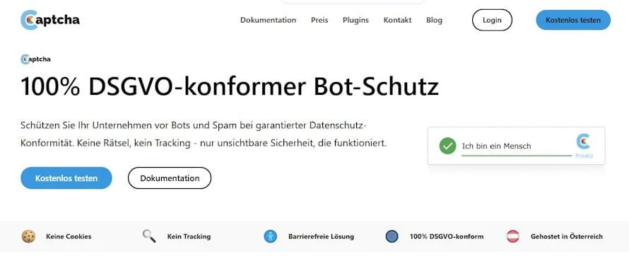 Captcha.eu Website