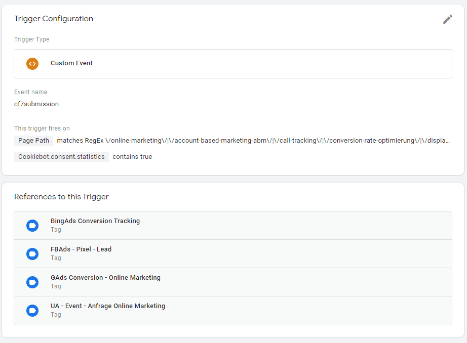 CookieBot Google Tag Manager
