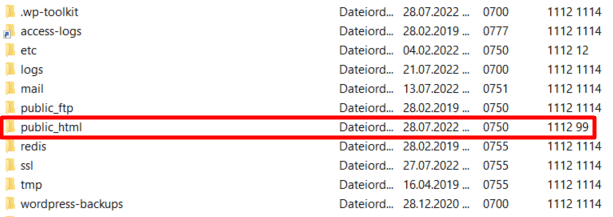 Folder Fonts FTP