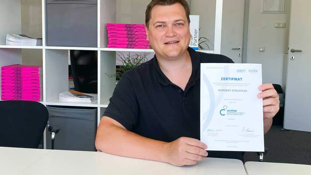 MONOBUNT-CEO Norbert ist zertifiziert!