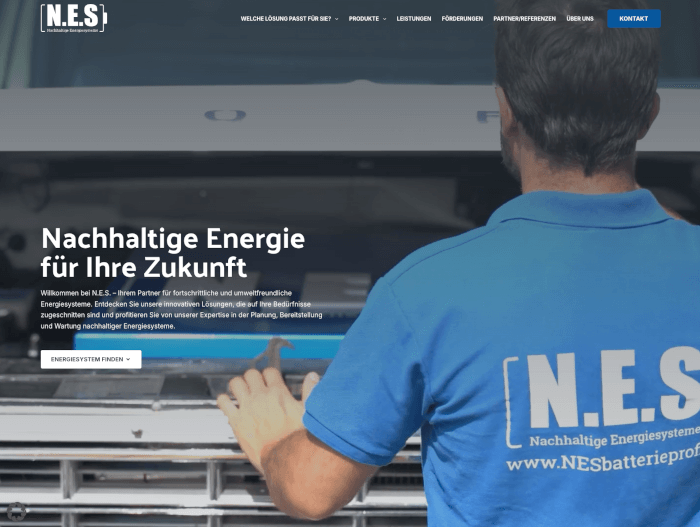 N.E.S. Batterieprofi - nachhaltige Energiesysteme