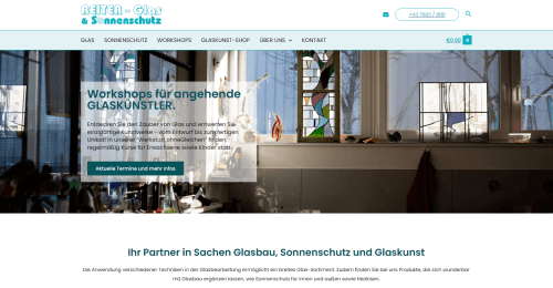 Reiter Glas Homepage