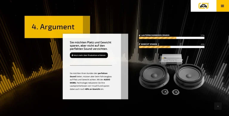 Audio Mobil Seite Argument