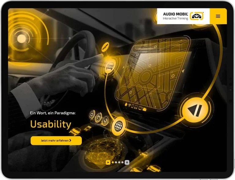 Audio Mobil Seite Usability