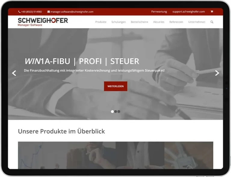 Schweighofer WIN1A-FIBU Screenshot