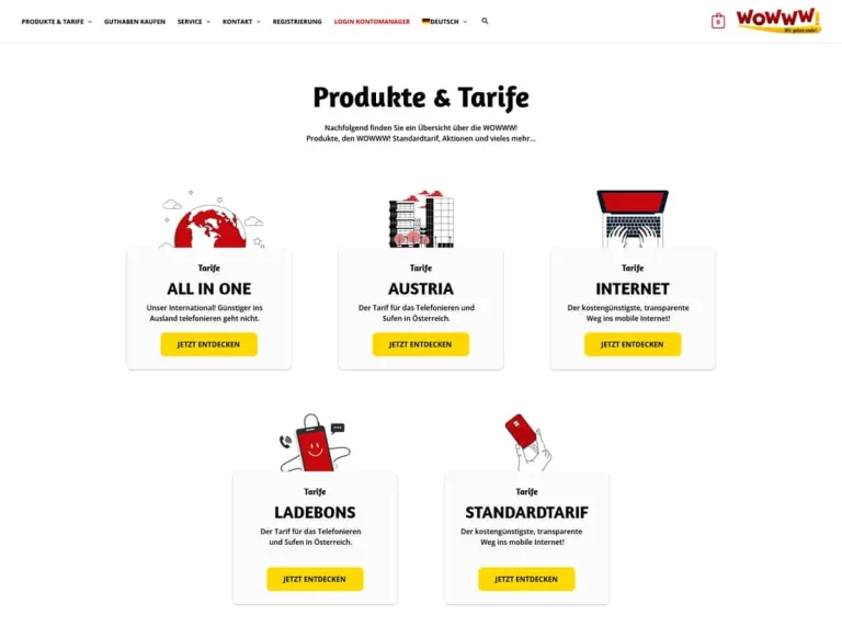 Wowww.at Screenshot Website