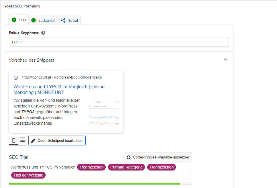 SEO Yoast WordPress