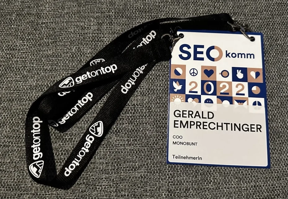 SEOkomm Badge Gerald