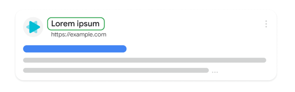 Beispiel Websitename Snippet