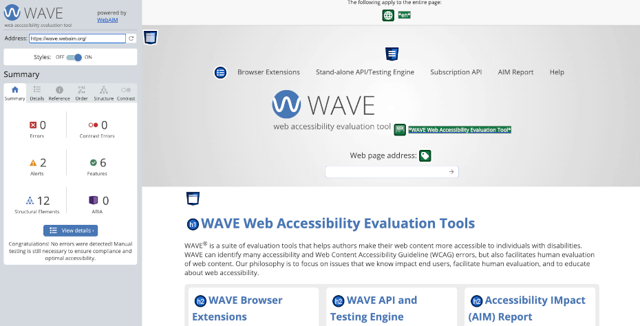 WAVE Tools